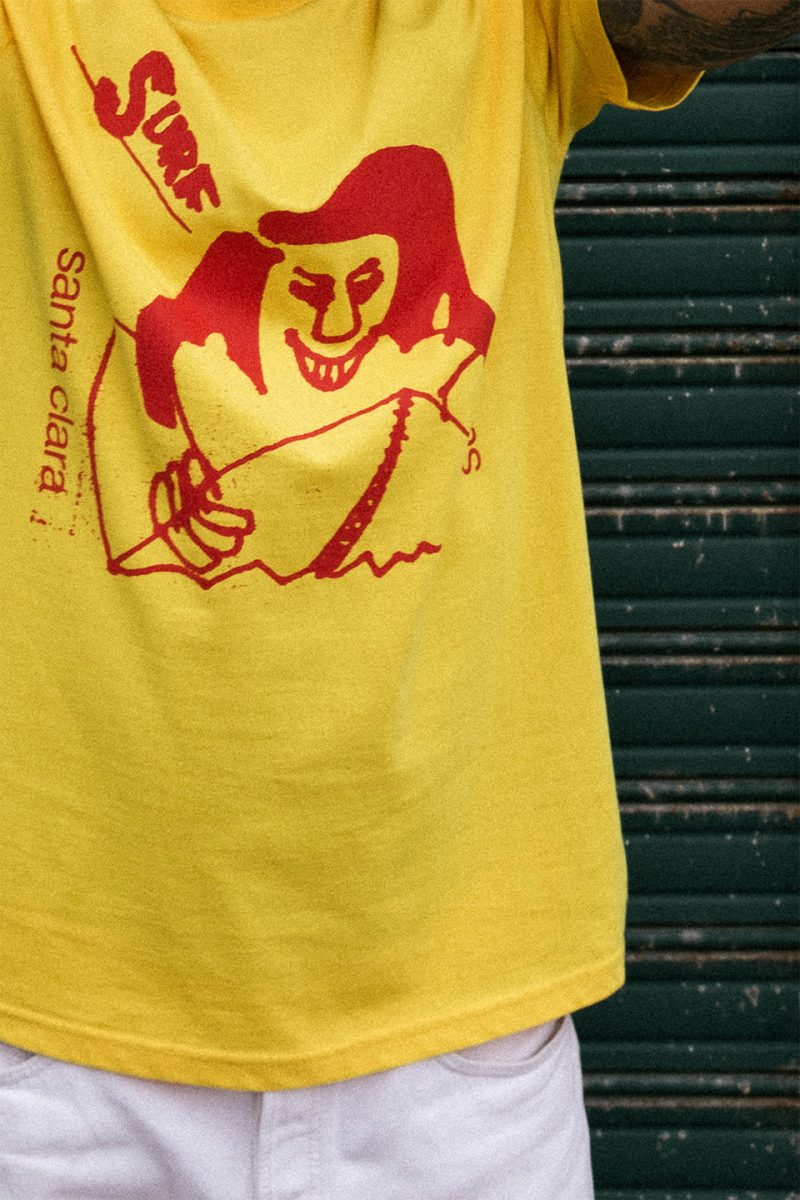 camiseta Santa Clara Stereo Surf amarillo