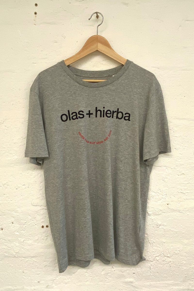 Camiseta Santa Clara Olas+Hierba Heather Grey